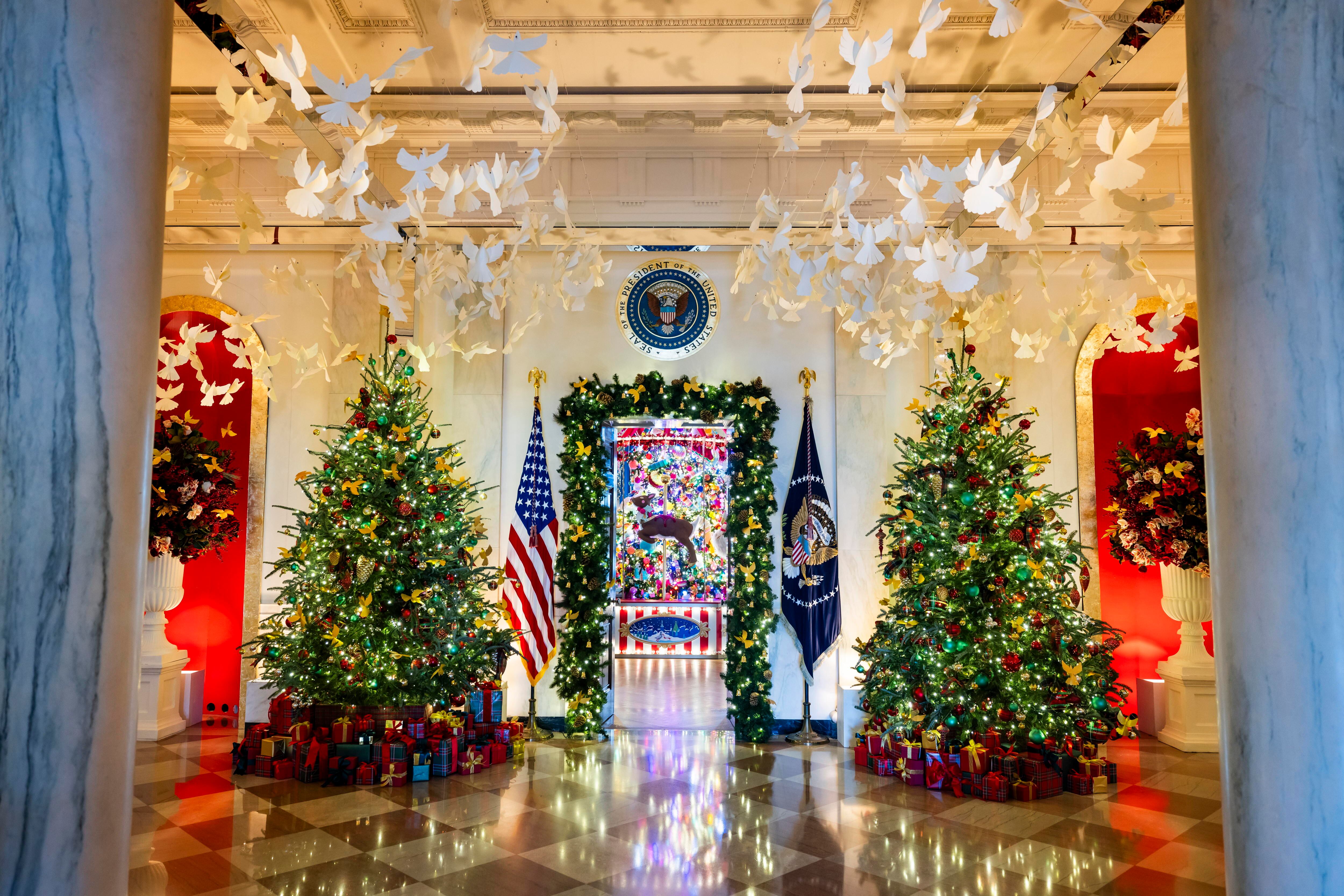 Así se ha decorado la última Navidad de los Biden en la Casa Blanca