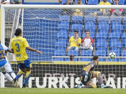 Beauvue marca a placer el primer gol del Leganés.