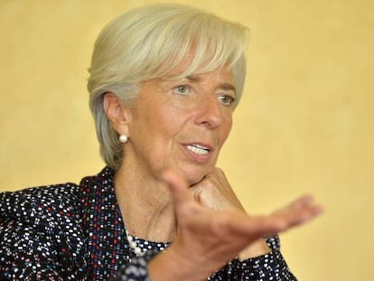 Christine Lagarde, directora general del Fondo Monetario Internacional.