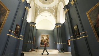 Sala principal del Museo de la Fundaci&oacute;n Carlos de Amberes, en Madrid.