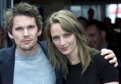 Ethan Hawke y Uma Thurman.