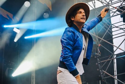 Coti durante su concierto en el festival Jardín de las Delicias.