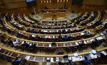 El Pleno del Senado. 