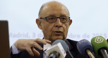 El ministro de Hacienda, Cristóbal Montoro