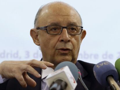 El ministro de Hacienda, Crist&oacute;bal Montoro