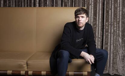 James Blake el 16 de enero en Los Ángeles en la presentación de 'Assume Form'.