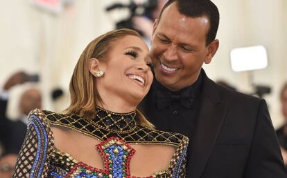 Jennifer Lopez y Alex Rodriguez.