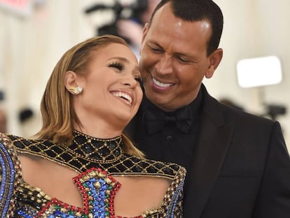 Jennifer Lopez y Alex Rodriguez.