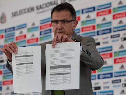 Juan Carlos Osorio, presenta la lista para la Copa América.