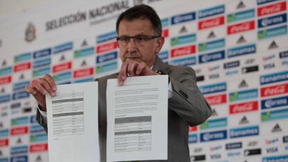 Juan Carlos Osorio, presenta la lista para la Copa América.
