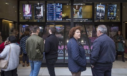 Los madrileños cines Renoir Princesa, el pasado martes.