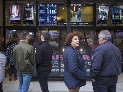 Los madrileños cines Renoir Princesa, el pasado martes.