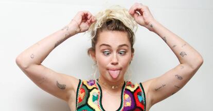 Miley Cyrus durante la promoción de 'Crisis in Six Scenes', el pasado 7 de septiembre.