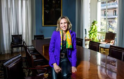 Isabel Winkels, vicedecana del Colegio de la Abogacía de Madrid, en la sede. 