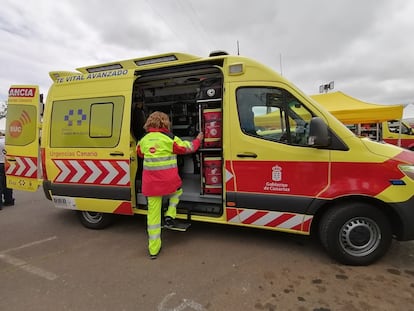 Ambulancia del Servicio de Urgencias Canario (SUC), en una imagen de archivo.