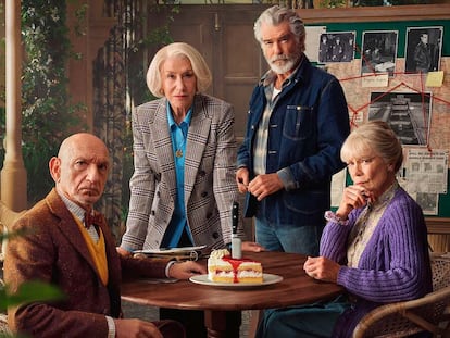 Reparto principal de la película El club del crimen de los jueves de Netflix