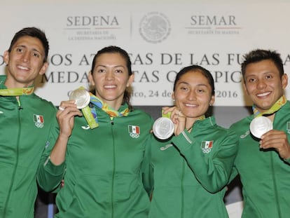 Los medallistas ol&iacute;mpicos representantes de las Fuerzas Armadas