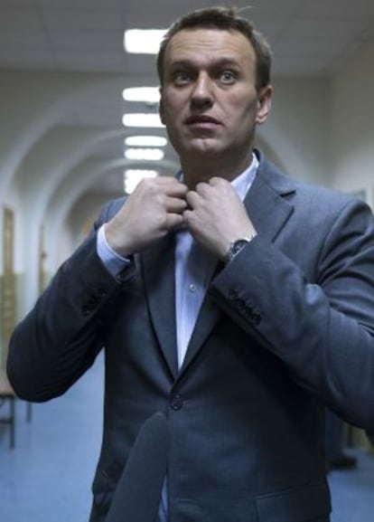 El activista Alexéi Navalny, el pasado 13 de marzo.