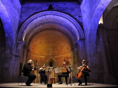 Concierto de The Avanti Quartet en el Hay Festival Segovia de 2012. 