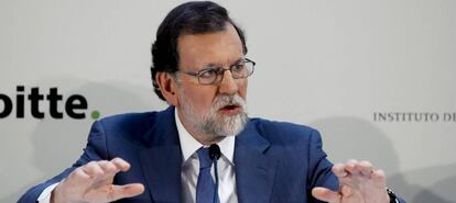 El presidente del Gobierno, Mariano Rajoy, clausura la Asamblea Anual de Socios del Instituto de la Empresa Familiar.