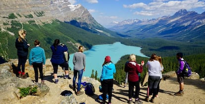 Lago Peyto (Canadá).