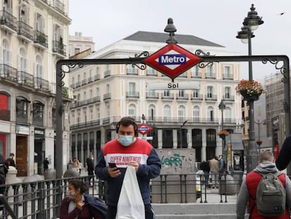 Puerta del Sol, en Madrid