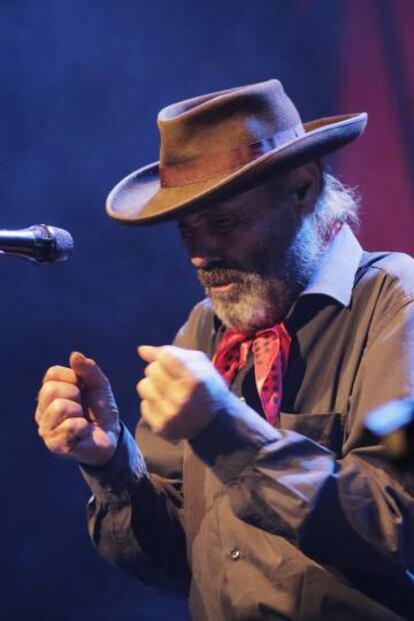 El Cabrero, en su actuación en el Festival de La Unión