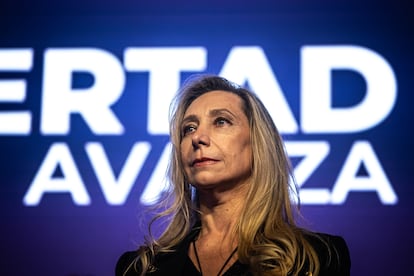 Karina Milei en Buenos Aires, el 7 de septiembre.