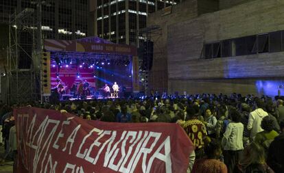 El concierto inaugural del festival Verano sin censura en São Paulo este viernes.