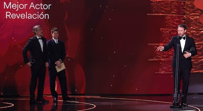 Pepe Lorente gana el Goya a mejor actor revelación por La estrella azul.