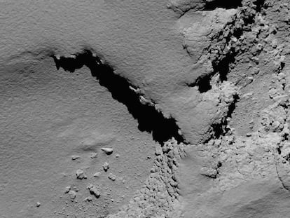 Una de les últimes fotos que ha facilitat l'Agència Espacial Europea presa per 'Rosetta'.