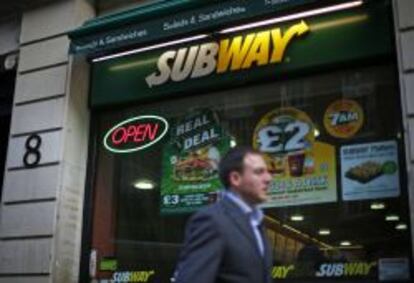 Un restaurante Subway en Londres