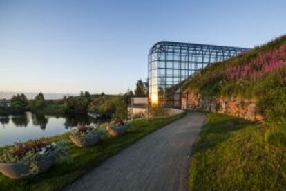Museo Arktikum, en Rovaniemi (Finlandia), dedicado a la historia y el presente de la cultura lapona.