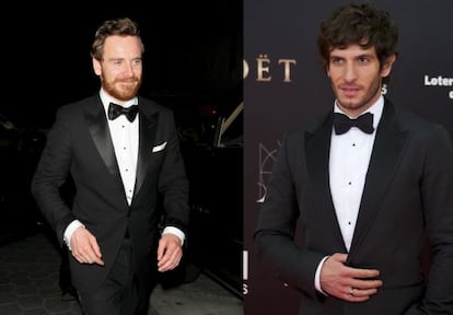 Michael Fassbender y Quim Gutiérrez.