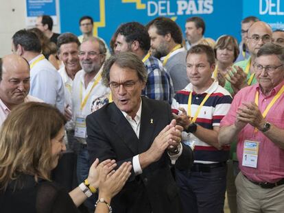 Artur Mas, a l'assemblea del PDeCAT, el 22 de juliol.