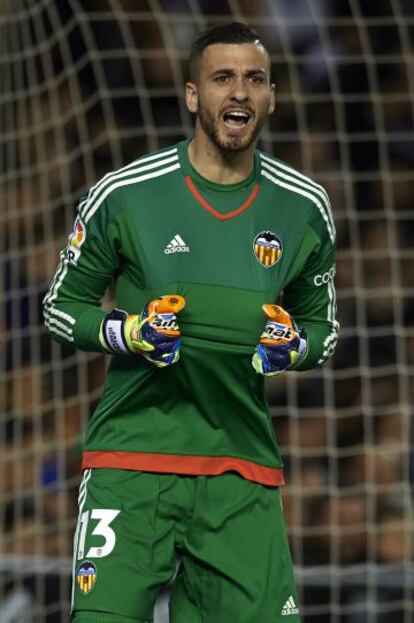 Jaume, durante la vuelta de las semifinales de Copa entre el Barcelona y el Valencia