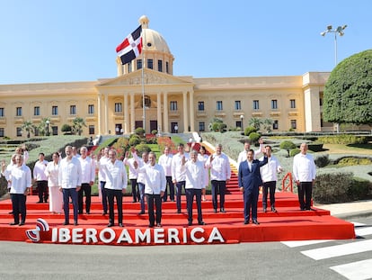 Foto de familia de la Cumbre Iberoamericana.