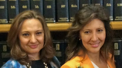 Marta ve Cristina Álvarez Guil, El Corte Inglés'in başkanı ve yöneticisi.