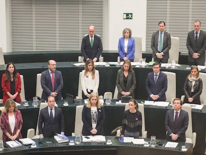 Imagen del pleno del Ayuntamiento de Madrid de este martes