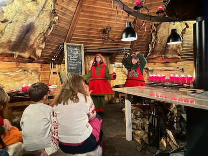 Una de las actividades navideñas en el Dream of Joulukka.