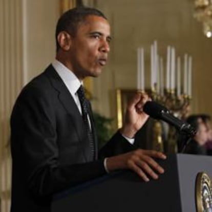 El presidente de Estados Unidos, Barack Obama, y el vicepresidente Joe Bidden