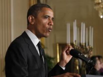 El presidente de Estados Unidos, Barack Obama, y el vicepresidente Joe Bidden