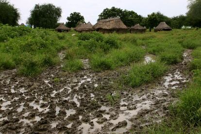 La aldea de Kiech Kuon se encuentra en una zona de difícil acceso en el Estado de Alto Nilo, en Sudán del Sur.