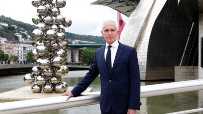 Juan Ignacio Vidarte, director del museo Guggenheim de Bilbao, cuando anunció su despedida del 24 de mayo.