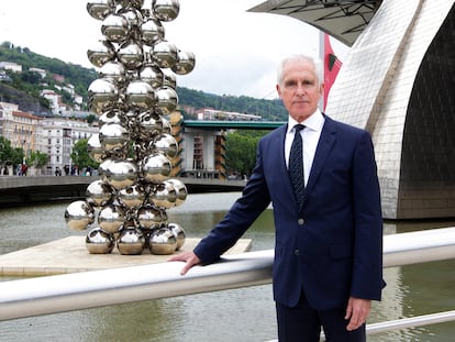 Juan Ignacio Vidarte, director del museo Guggenheim de Bilbao, cuando anunció su despedida del 24 de mayo.