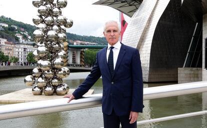 Juan Ignacio Vidarte, director del museo Guggenheim de Bilbao, cuando anunció su despedida del 24 de mayo.