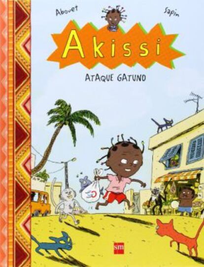 Portada de Akissi, Atauqe gatuno&#039;.