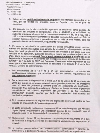 Documento 3: Advertencia sobre la propiedad de los inmuebles.