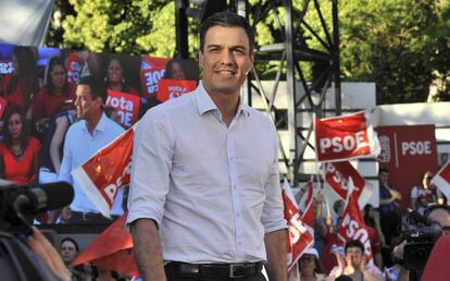 Pedro Sánchez, este miércoles en Albacete.
