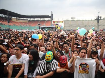 El público en la edición 2019 del festival Vive Latino, que se celebra este fin de semana en Ciudad de México.